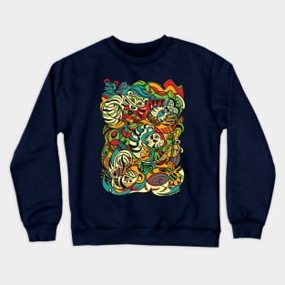 Tiger - 12 Zodiac Animals Crewneck Sweatshirt